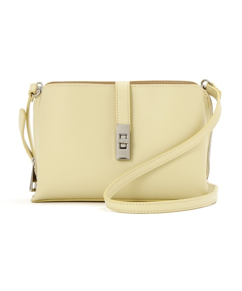 NATURAL BEAUTY BASIC（ナチュラルビューティーベーシック）の「◇【Oggi掲載】ライトウォレットショルダー（ショルダーバッグ・レディース・ホワイト/ブラック/イエロー/ブルー/グレイッシュベージュ・ﾌﾘ-）」の14枚目の写真