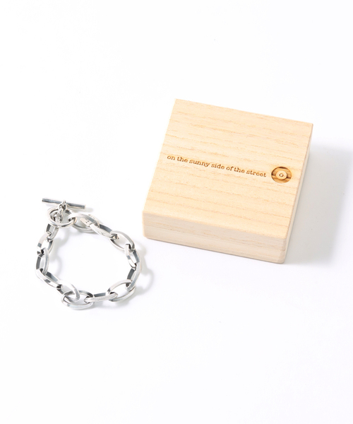 on the sunny side of the street（オンザサニーサイドオブザストリート）の「【on the sunny side of the street】 RHOMBUS Chain Bracelet（ブレスレット・メンズ・シルバー・FREE）」の8枚目の写真