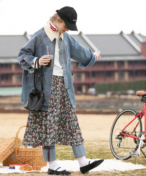 BONLECILL(ボンルシール)の「アソート柄マジョリカプリーツ BONLECILL(ボンルシール)の「アソート柄マジョリカプリーツ