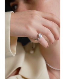 loni | 【金属アレルギー対応】Heart pinky ring/ハートピンキーリング(リング)