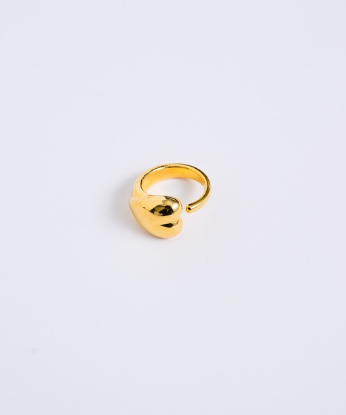 loni（ロニ）の「【金属アレルギー対応】Heart pinky ring/ハートピンキーリング（リング・レディース・シルバー/ゴールド・#5/#3）」の11枚目の写真