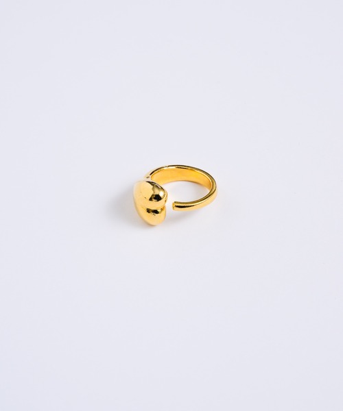 loni（ロニ）の「【金属アレルギー対応】Heart pinky ring/ハートピンキーリング（リング・レディース・シルバー/ゴールド・#5/#3）」の12枚目の写真