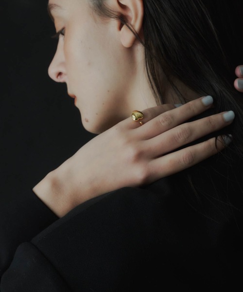 loni（ロニ）の「【金属アレルギー対応】Heart pinky ring/ハートピンキーリング（リング・レディース・シルバー/ゴールド・#5/#3）」の18枚目の写真