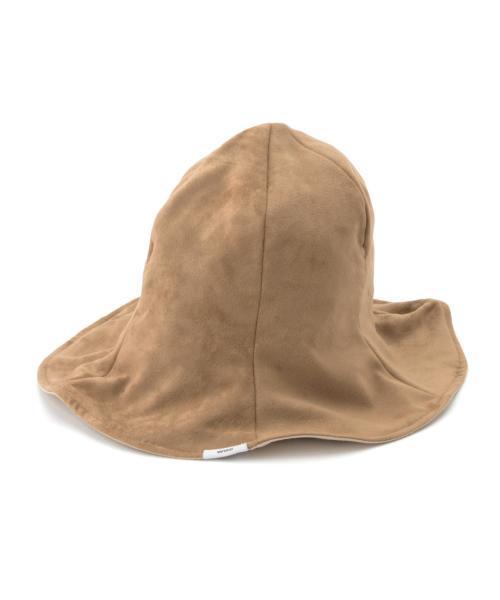 BEAMS（ビームス）の「VAPORIZE / フェイクスエード チューリップハット（ハット・メンズ・ブラック/ベージュ・ONE SIZE）」の3枚目の写真