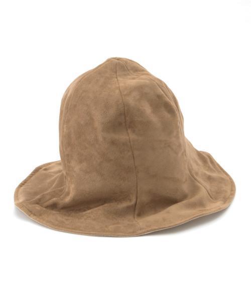 BEAMS（ビームス）の「VAPORIZE / フェイクスエード チューリップハット（ハット・メンズ・ブラック/ベージュ・ONE SIZE）」の9枚目の写真
