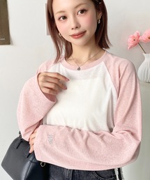 moment+ | 配色ラグランシアーロンT(Tシャツ/カットソー)