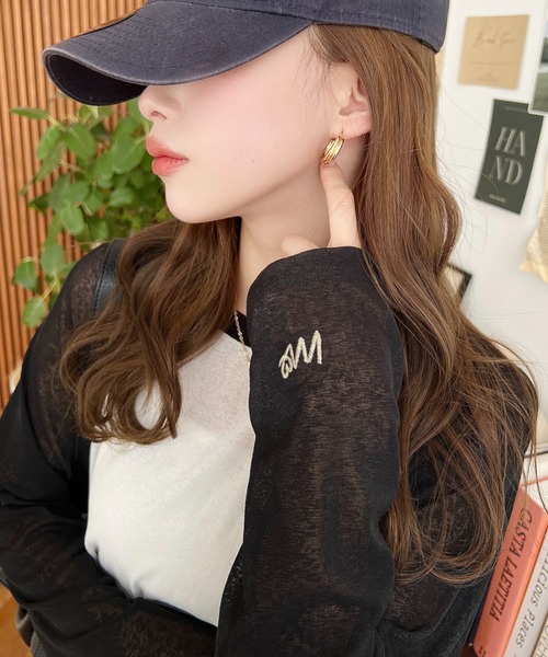 moment+（モーメントプラス）の「配色ラグランシアーロンT（Tシャツ/カットソー・レディース・ピンク/ナチュラル/サックスブルー/ブラック/ネイビー・M/L）」の21枚目の写真