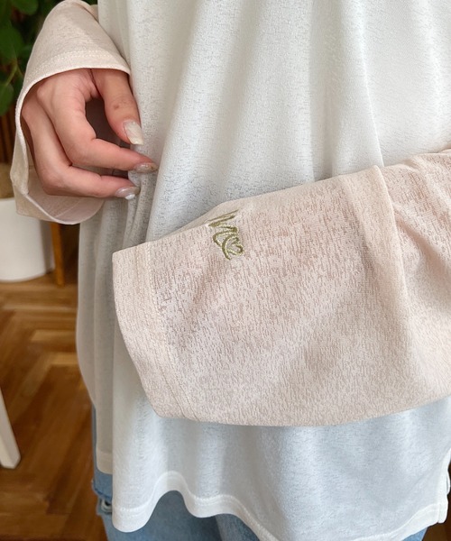 moment+（モーメントプラス）の「配色ラグランシアーロンT（Tシャツ/カットソー・レディース・ピンク/ナチュラル/サックスブルー/ブラック/ネイビー・M/L）」の17枚目の写真