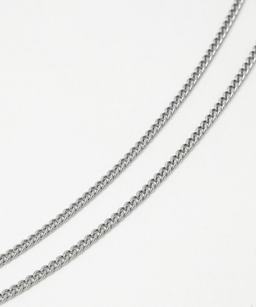 HARE（ハレ）の「ステンレスチェーンペブルネックレス(HARE)（ネックレス・メンズ・ブラック/グリーン・FREE）」の13枚目の写真