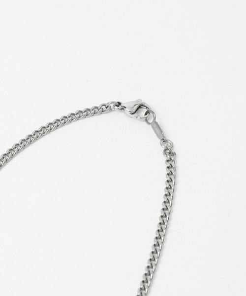 HARE（ハレ）の「ステンレスチェーンペブルネックレス(HARE)（ネックレス・メンズ・ブラック/グリーン・FREE）」の14枚目の写真