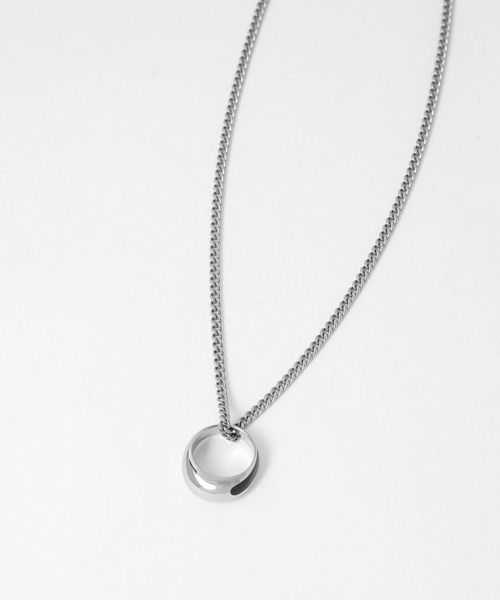 HARE（ハレ）の「ステンレスチェーンペブルネックレス(HARE)（ネックレス・メンズ・ブラック/グリーン・FREE）」の19枚目の写真