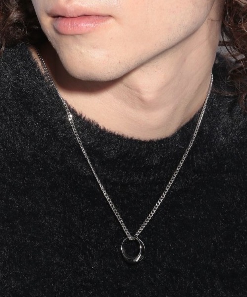 HARE（ハレ）の「ステンレスチェーンペブルネックレス(HARE)（ネックレス・メンズ・ブラック/グリーン・FREE）」の16枚目の写真