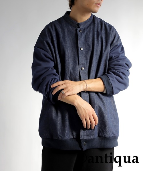 antiqua（アンティカ）の「ドッキングデニムジャケット（デニム