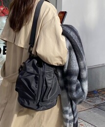 fredy emue | 2ポケ2WAY巾着バッグ(ショルダーバッグ)