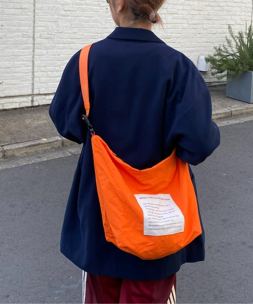 CIAOPANIC TYPY（チャオパニックティピー）の「ナイロンショルダーバッグ《Sサイズ》（ショルダーバッグ・メンズ・ブラック/ホワイト/グレー/オレンジ/グレー系その他/ブラウン・ONE SIZE）」の6枚目の写真