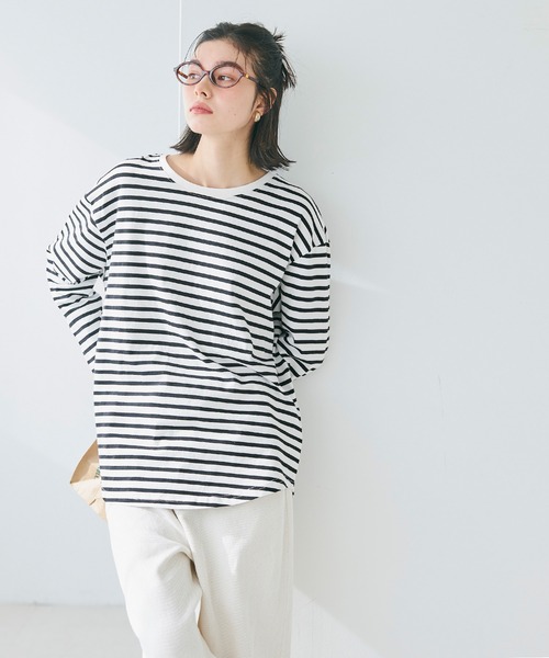 coca（coca）（コカ）の「コットンレイヤードカットソー（Tシャツ/カットソー・レディース・ホワイト/その他1・L/M）」の13枚目の写真