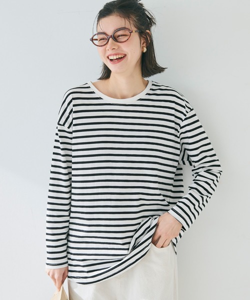 coca（coca）（コカ）の「コットンレイヤードカットソー（Tシャツ/カットソー・レディース・ホワイト/その他1・L/M）」の15枚目の写真