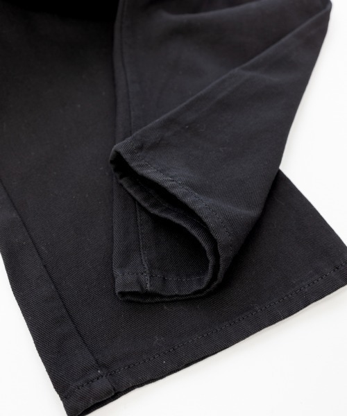 Miniministore(ミニミニストア)の「ワンショルダー サロペットデニムパンツ(サロペット/オーバーオール・レディース・ブラック/ホワイト・M/L/S)」の22枚目の写真