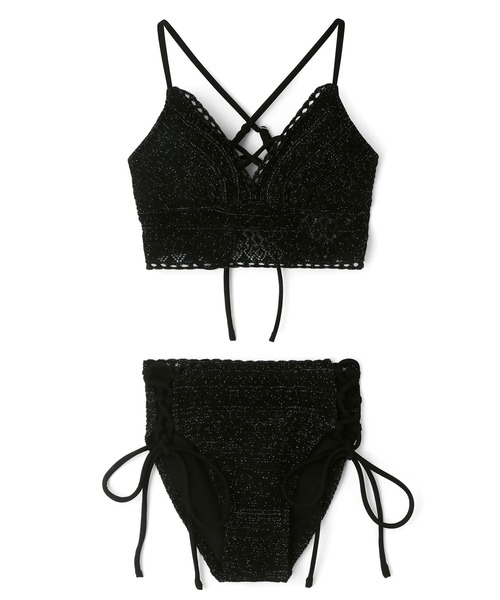 ラメニットスカラップビキニ【LIP SERVICE（リップサービス）】