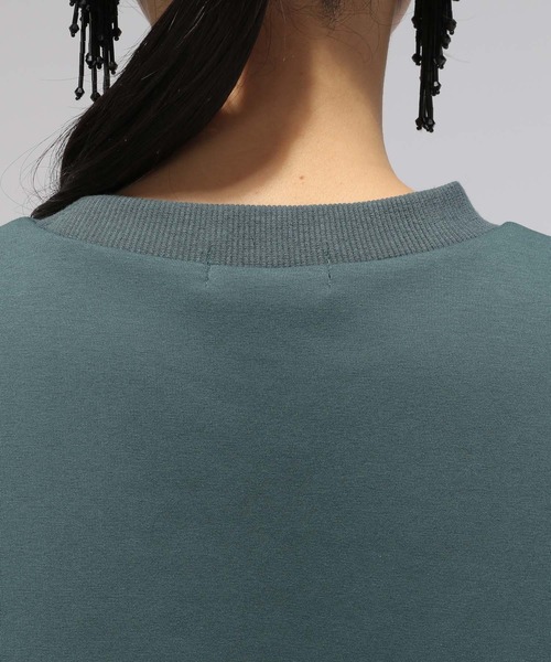 HARE（ハレ）の「シシュウデザインスウェット(HARE)（スウェット・レディース・ブラック/グリーン・FREE）」の6枚目の写真