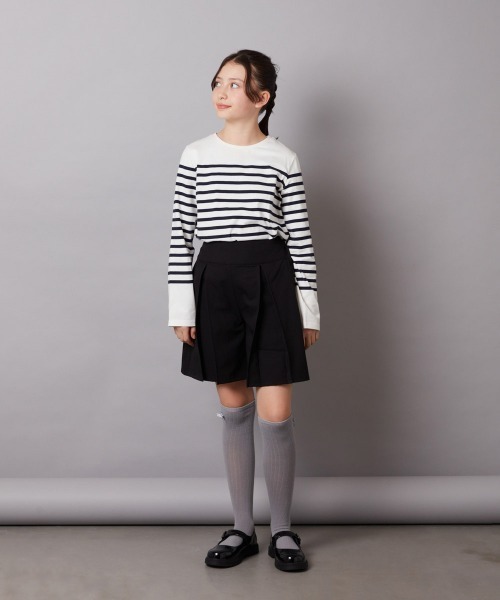 a.v.v（アーヴェヴェ）の「[KIDS]リボンニーハイソックス（ソックス/靴下・キッズ・ブラック/グレー・23/20）」の21枚目の写真