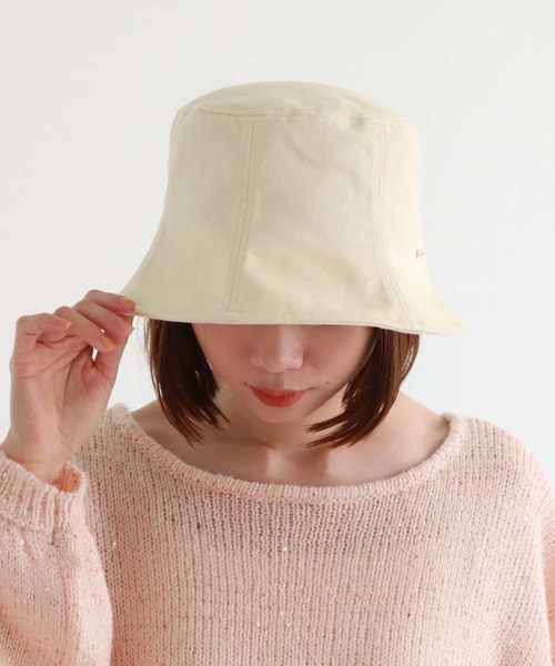 archives（アルシーヴ）の「コットンチューリップバケットハット（ハット・レディース・ブラック/アイボリー・FREE）」の5枚目の写真