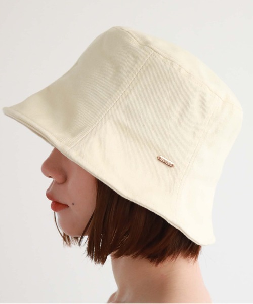 archives（アルシーヴ）の「コットンチューリップバケットハット（ハット・レディース・ブラック/アイボリー・FREE）」の7枚目の写真