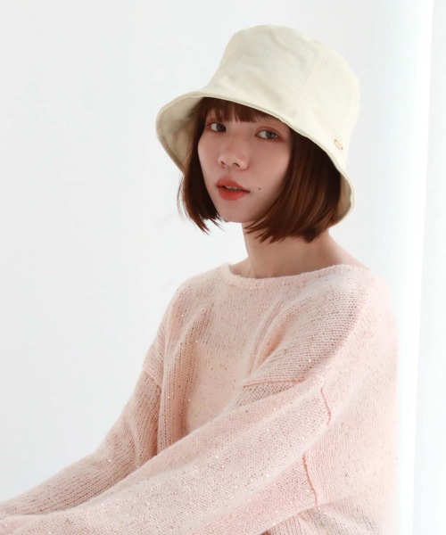 archives（アルシーヴ）の「コットンチューリップバケットハット（ハット・レディース・ブラック/アイボリー・FREE）」の9枚目の写真