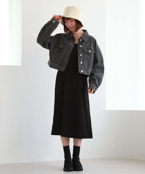 archives（アルシーヴ）の「コットンチューリップバケットハット（ハット・レディース・ブラック/アイボリー・FREE）」の17枚目の写真