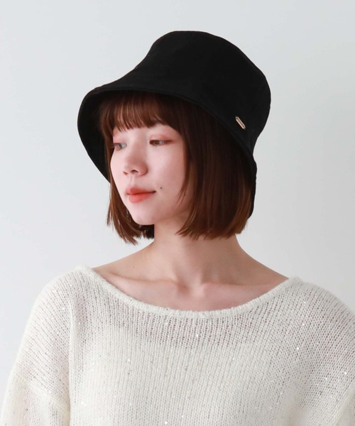 archives（アルシーヴ）の「コットンチューリップバケットハット（ハット・レディース・ブラック/アイボリー・FREE）」の22枚目の写真
