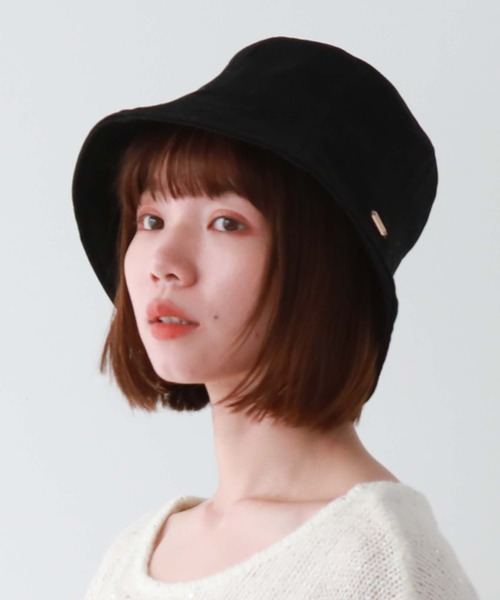 archives（アルシーヴ）の「コットンチューリップバケットハット（ハット・レディース・ブラック/アイボリー・FREE）」の19枚目の写真