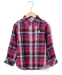 coen | 【coen kids】ダブルガーゼビックチェックシャツ(100～150cm)(シャツ/ブラウス)