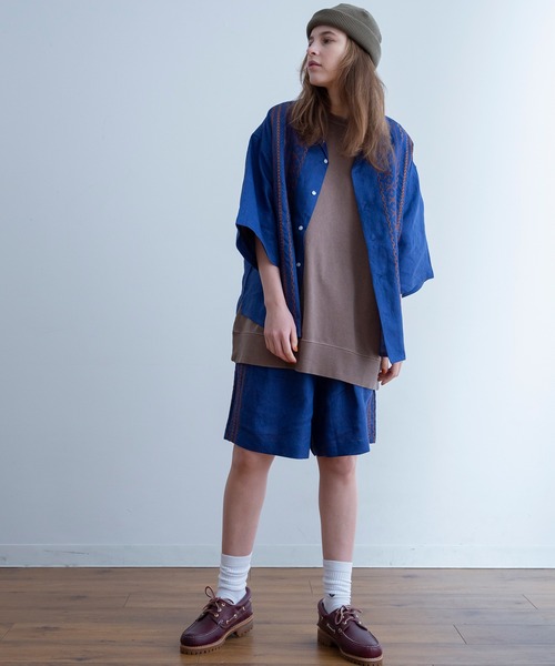 Universal Style Wear（ユニバーサルスタイルウェア）の「7分袖シャツ（シャツ/ブラウス・メンズ・ブラック・MEDIUM）」の10枚目の写真