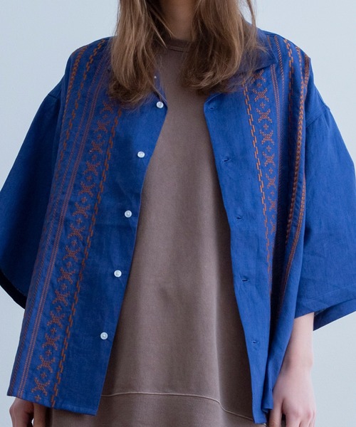 Universal Style Wear（ユニバーサルスタイルウェア）の「7分袖シャツ（シャツ/ブラウス・メンズ・ブラック・MEDIUM）」の11枚目の写真