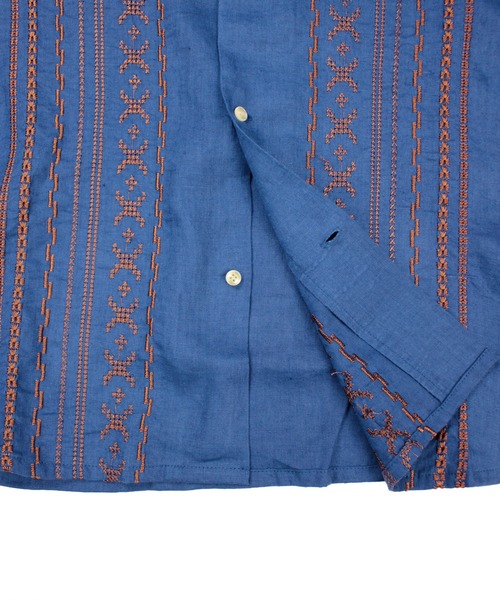 Universal Style Wear（ユニバーサルスタイルウェア）の「7分袖シャツ（シャツ/ブラウス・メンズ・ブラック・MEDIUM）」の3枚目の写真