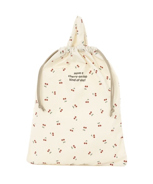 GLOBAL WORK（グローバルワーク）の「洗えるスクール巾着L/102775（ポーチ・キッズ・ブルー/グレイッシュブルー/グレー系2/ブラック/グレー系5/サックスブルー/ブラック系/カモフラージュ/ホワイト系8/ブラック系1・FREE）」の12枚目の写真