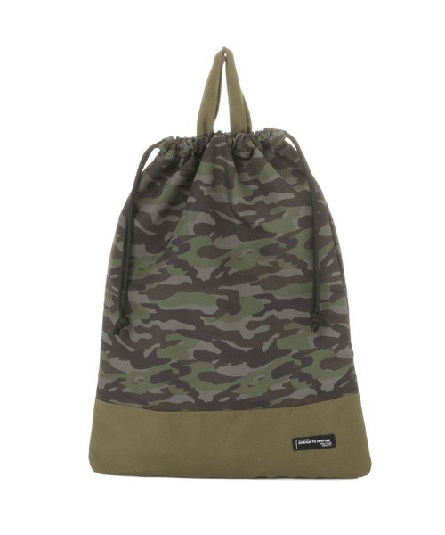 GLOBAL WORK（グローバルワーク）の「洗えるスクール巾着L/102775（ポーチ・キッズ・ブルー/グレイッシュブルー/グレー系2/ブラック/グレー系5/サックスブルー/ブラック系/カモフラージュ/ホワイト系8/ブラック系1・FREE）」の18枚目の写真