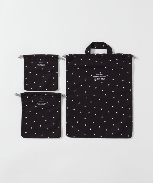 GLOBAL WORK（グローバルワーク）の「洗えるスクール巾着L/102775（ポーチ・キッズ・ブルー/グレイッシュブルー/グレー系2/ブラック/グレー系5/サックスブルー/ブラック系/カモフラージュ/ホワイト系8/ブラック系1・FREE）」の11枚目の写真