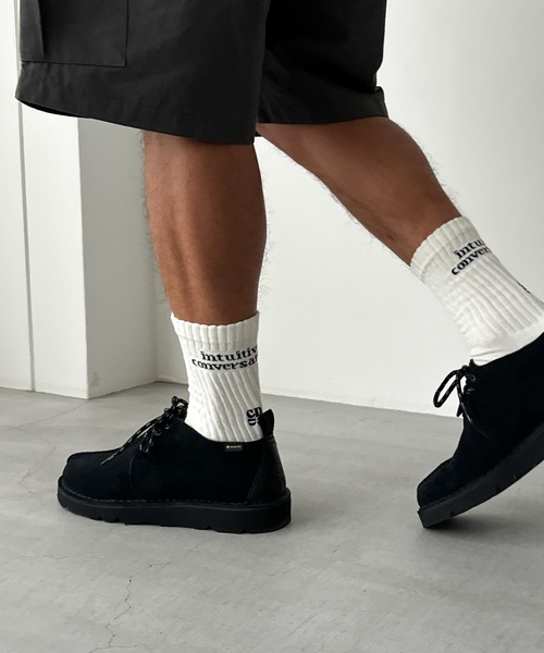 CANAL JEAN(キャナルジーン)の「choice_cnl×Daches リブソックス(ソックス/靴下・レディース・ホワイト/ブラック・ONE SIZE)」の4枚目の写真