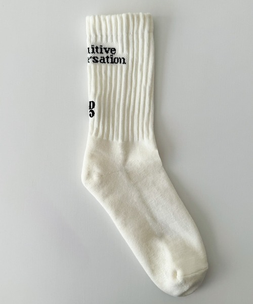 CANAL JEAN(キャナルジーン)の「choice_cnl×Daches リブソックス(ソックス/靴下・レディース・ホワイト/ブラック・ONE SIZE)」の9枚目の写真