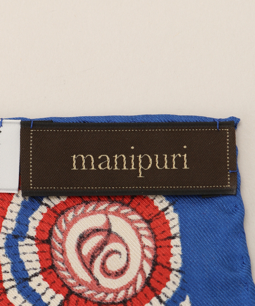 セール】【manipuri/マニプリ】シルクスカーフ 65*65（バンダナ