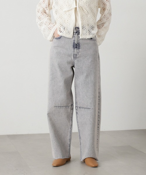 N.（N. Natural Beauty Basic）（エヌエヌナチュラルビューティーベーシック）の「◆【S Size Line】カーブデニムパンツ（デニムパンツ・レディース・ブルー/ブラック・SMALL/MEDIUM）」の12枚目の写真