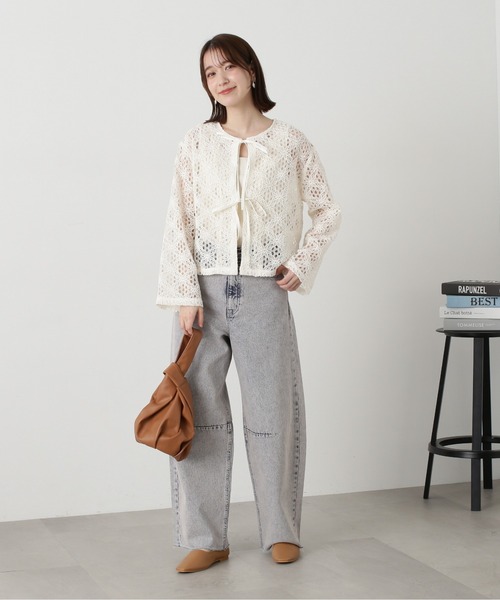 N.（N. Natural Beauty Basic）（エヌエヌナチュラルビューティーベーシック）の「◆【S Size Line】カーブデニムパンツ（デニムパンツ・レディース・ブルー/ブラック・SMALL/MEDIUM）」の14枚目の写真