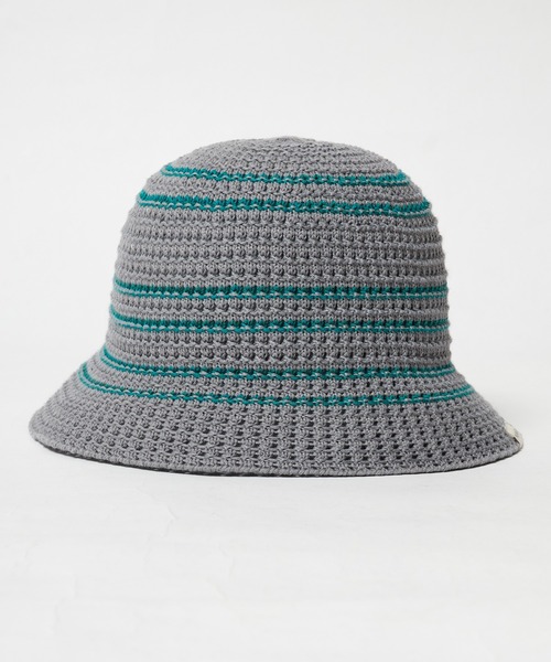 FRUIT OF THE LOOM（フルーツオブザルーム）の「FRUIT OF THE LOOM/フルーツオブザルーム LINE KNIT ハット（ハット・メンズ・ブラウン/グレー/ブラック/アイボリー/ベージュ・FREE）」の3枚目の写真