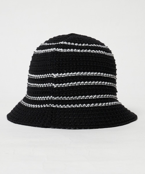 FRUIT OF THE LOOM（フルーツオブザルーム）の「FRUIT OF THE LOOM/フルーツオブザルーム LINE KNIT ハット（ハット・メンズ・ブラウン/グレー/ブラック/アイボリー/ベージュ・FREE）」の2枚目の写真