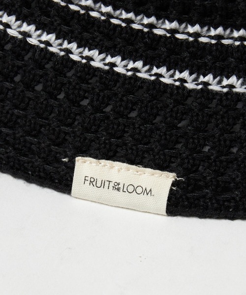FRUIT OF THE LOOM（フルーツオブザルーム）の「FRUIT OF THE LOOM/フルーツオブザルーム LINE KNIT ハット（ハット・メンズ・ブラウン/グレー/ブラック/アイボリー/ベージュ・FREE）」の16枚目の写真