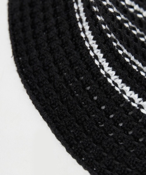 FRUIT OF THE LOOM（フルーツオブザルーム）の「FRUIT OF THE LOOM/フルーツオブザルーム LINE KNIT ハット（ハット・メンズ・ブラウン/グレー/ブラック/アイボリー/ベージュ・FREE）」の17枚目の写真
