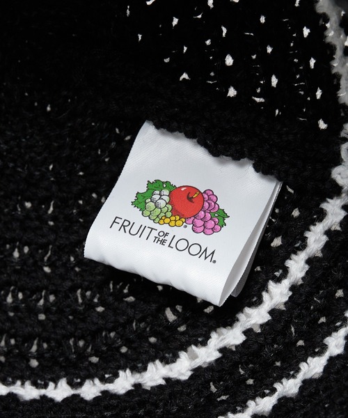 FRUIT OF THE LOOM（フルーツオブザルーム）の「FRUIT OF THE LOOM/フルーツオブザルーム LINE KNIT ハット（ハット・メンズ・ブラウン/グレー/ブラック/アイボリー/ベージュ・FREE）」の11枚目の写真