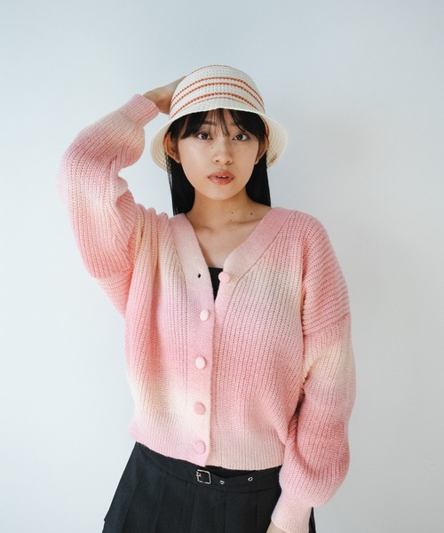 FRUIT OF THE LOOM（フルーツオブザルーム）の「FRUIT OF THE LOOM/フルーツオブザルーム LINE KNIT ハット（ハット・メンズ・ブラウン/グレー/ブラック/アイボリー/ベージュ・FREE）」の21枚目の写真