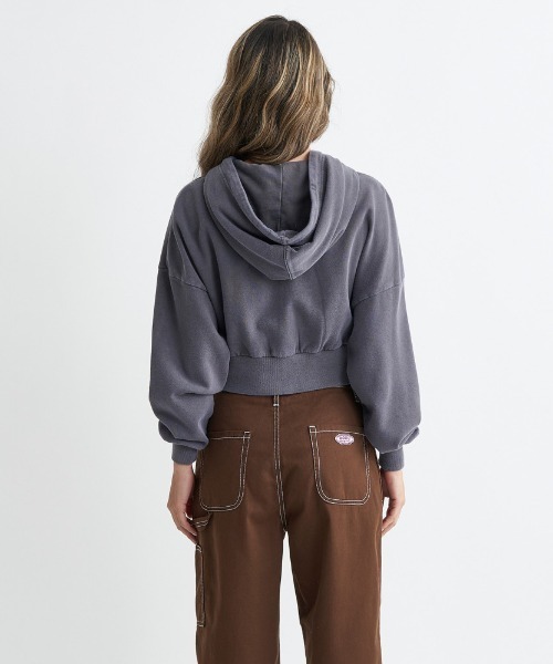 ROXY（ロキシー）の「SQUEEZE THE　DAY　ZI/ロキシージップアップパーカー（パーカー・レディース・ブラック/グレー/レッド・MEDIUM/LARGE/SMALL）」の4枚目の写真